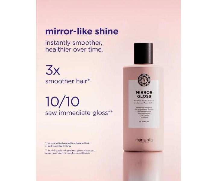 Rozjas�uj�c� kondicion�r pro lesk a uhlazen� vlas� Maria Nila Mirror Gloss High Shine Conditioner - 1000 ml