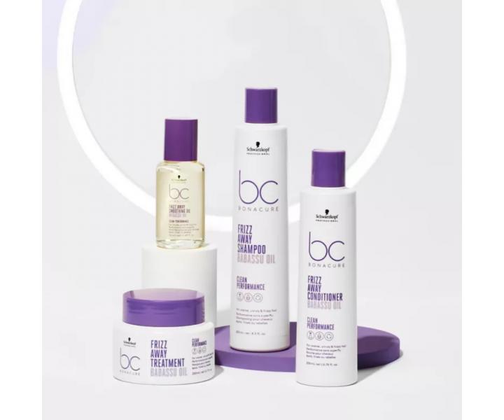 Uhlazující olej proti krepatění vlasů Schwarzkopf Professional BC Bonacure Frizz Away - 50 ml