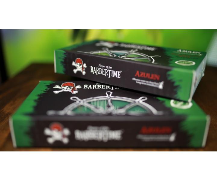 Depilační vosk Pirates of the Barbertime Hard Removal Wax Azulen - zelený, 500 g