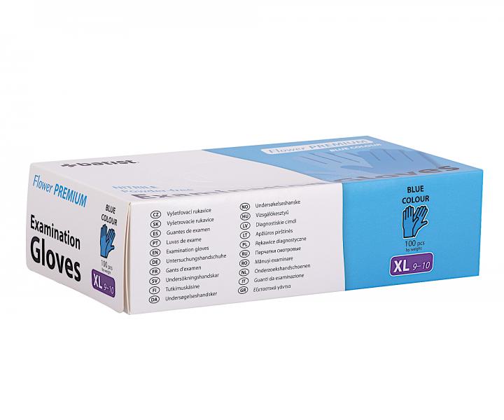 Jednorázové nitrilové rukavice Batist Flower Premium 100 ks - XL