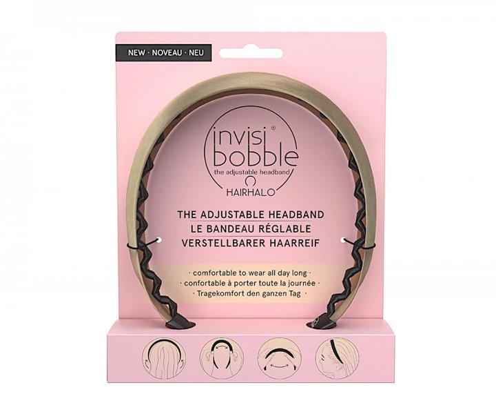 Čelenka do vlasů Invisibobble Hairhalo Let's Get Fizzycal - zlatá