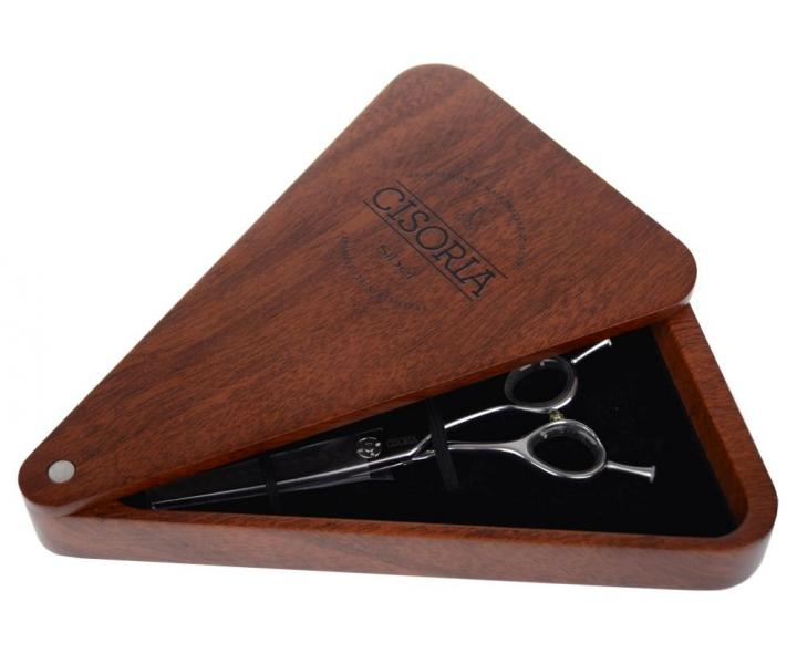 Efilační nůžky 3v1 Sibel Cisoria Luxury SBT14 6" - stříbrné, 14 zubů