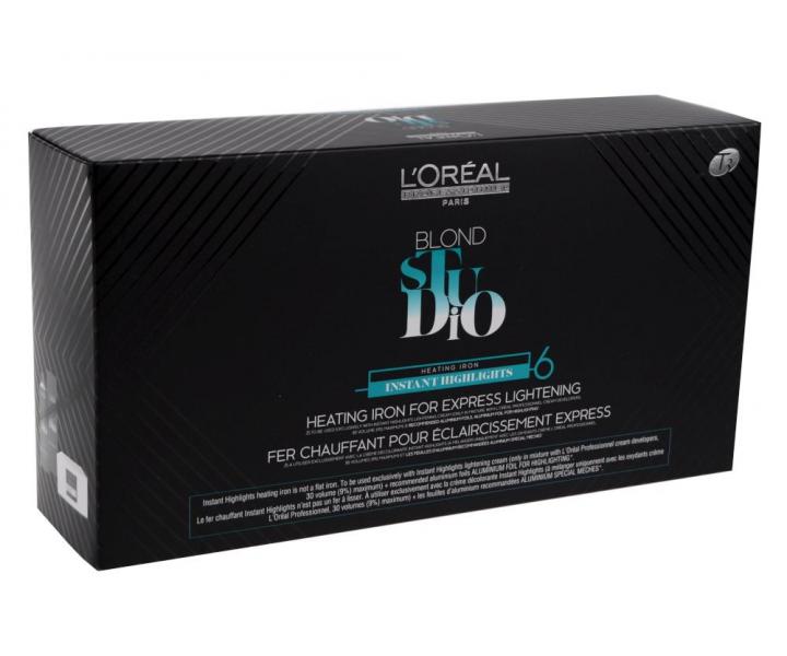 Žehlička pro expresní zesvětlení Loréal Instant Highlights Blond Studio - černá