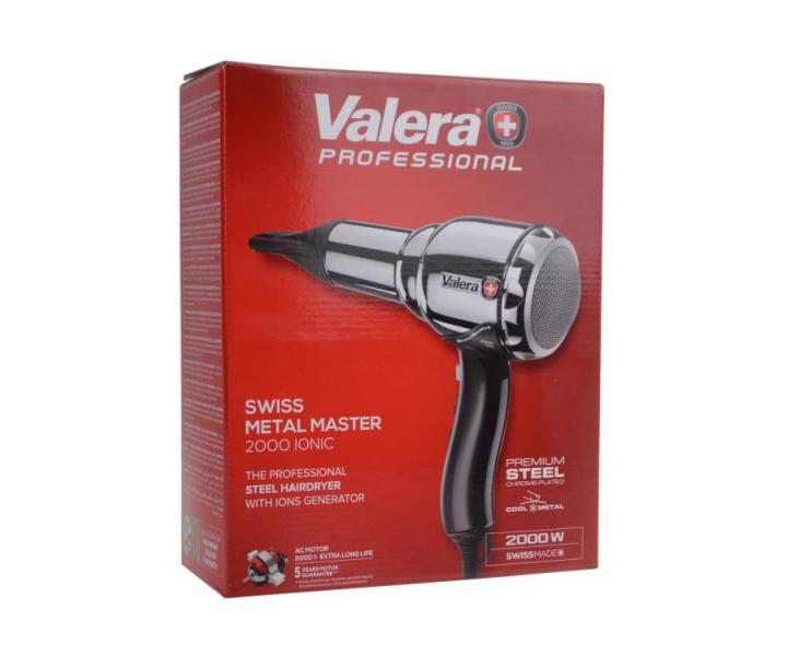 Profesionální fén Valera Metal Master Ionic - 2000 W, stříbrný - rozbalené, použité, chybí pouzdro