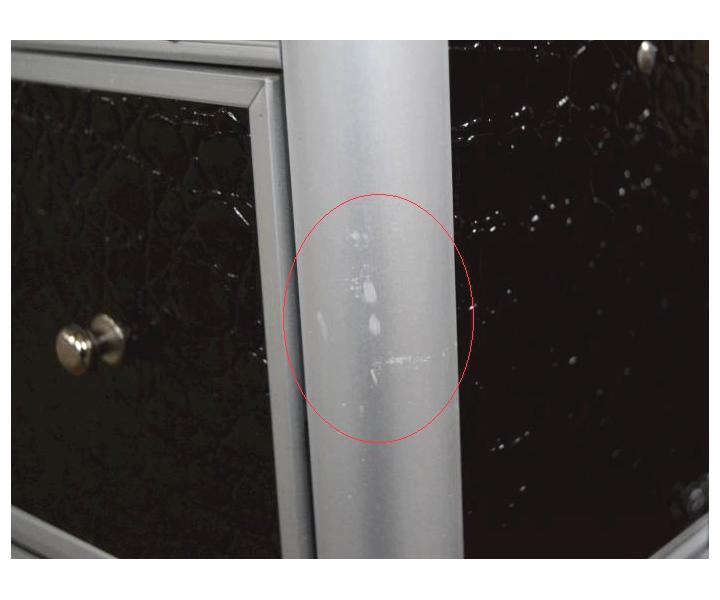 Kosmetický kufřík na potřeby na nehty se zásuvkou - II. jakost