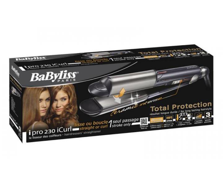 Žehlička a kulma na vlasy 2v1 BaByliss - poškozená krabice