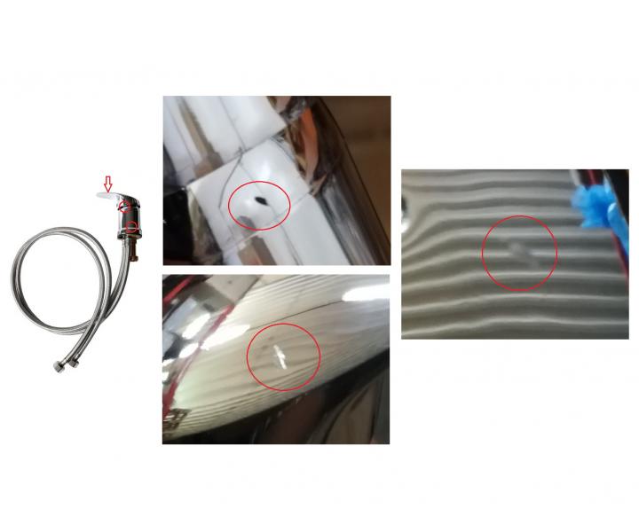 Směšovací baterie pro mycí box Detail - II. jakost - rýhy na povrchu