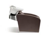 Kadeřnický mycí box Elegantia Sibel - hnědý