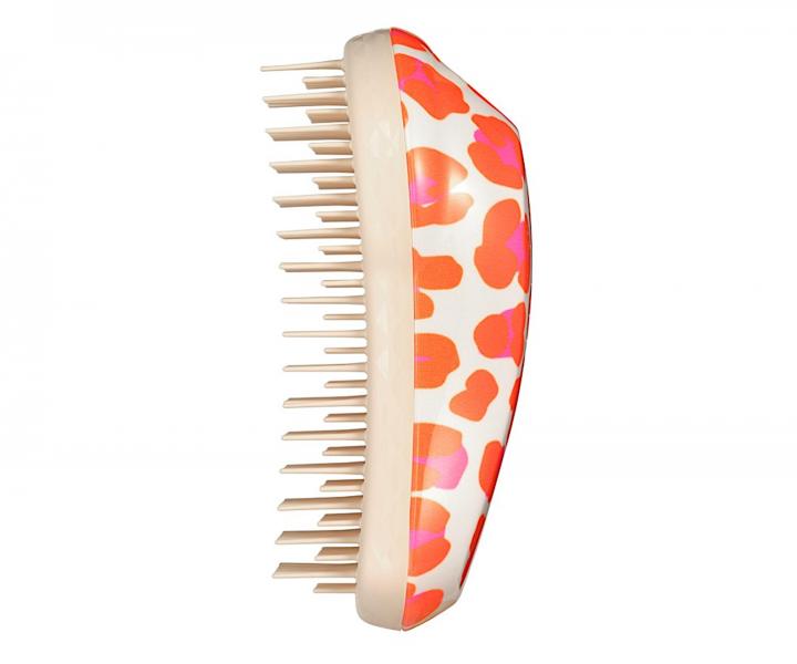 Kartáč na rozčesávání vlasů Tangle Teezer Original Mini Leo Orange - bílo-oranžový