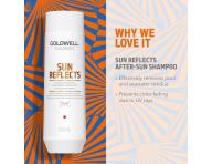 Cestovní sada pro vlasy vystavené slunci Goldwell Dualsenses Sun Reflects Travel Set + kosmetická taštička zdarma