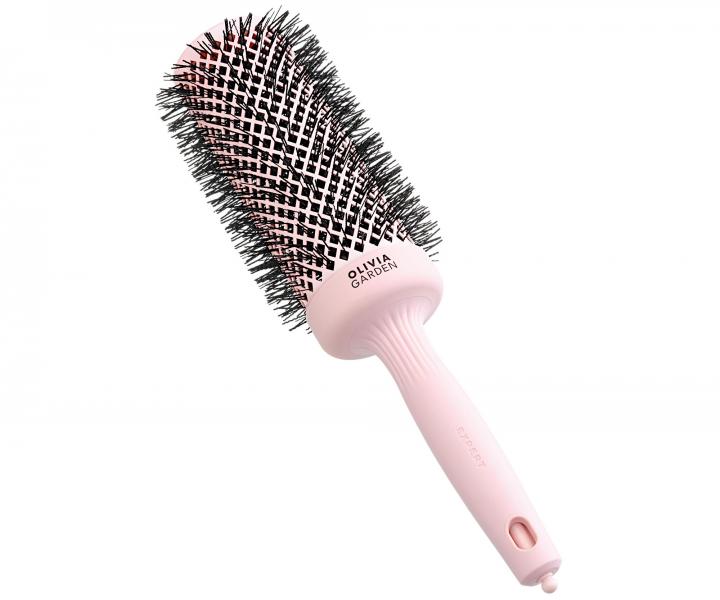 Kulat foukac kart na vlasy Olivia Garden Expert Blowout Speed XL Pastel Pink - 55 mm