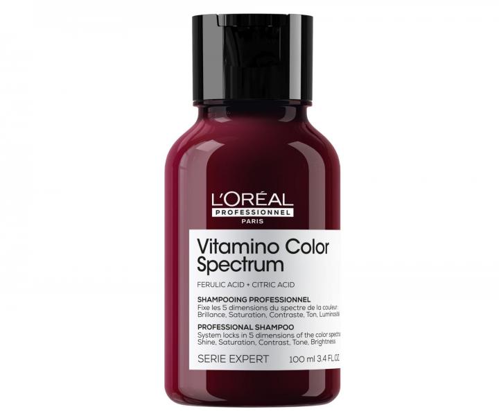 Cestovn� sada pro p��i o barven� vlasy Lor�al Professionnel Serie Expert Vitamino Color Spectrum Glass Shine Hair Kit