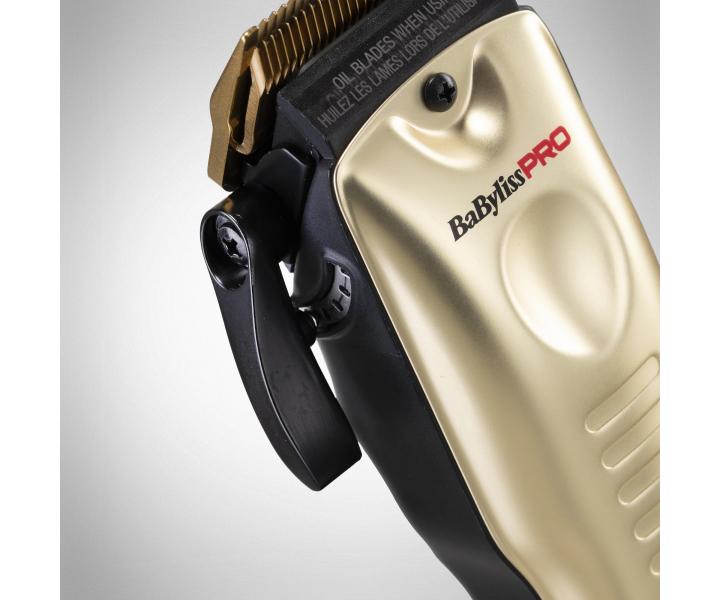 Profesionální strojek na vlasy BaByliss Pro Lo-ProFX FX825GE - zlatý