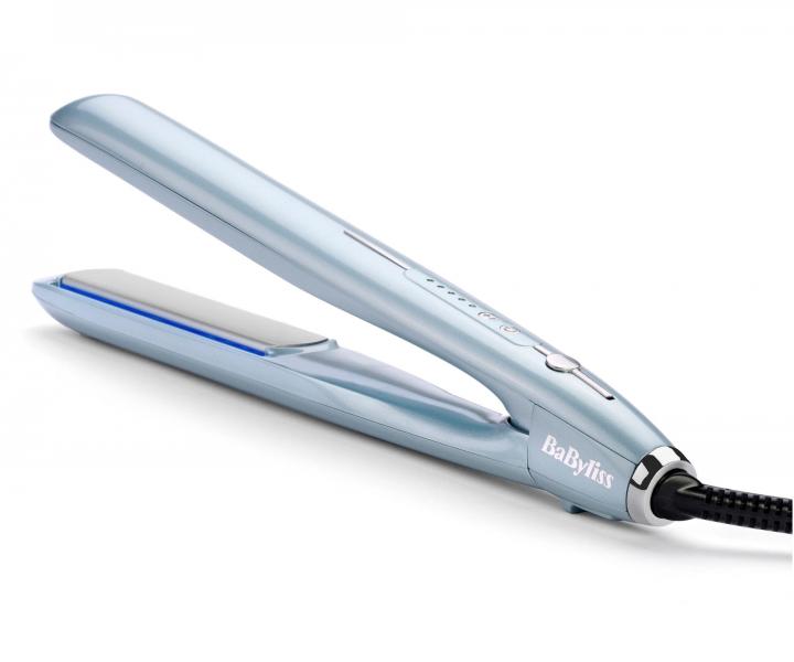 Žehlička na vlasy s duální ionizací Babyliss Hydro-Fusion Styler - světle modrá