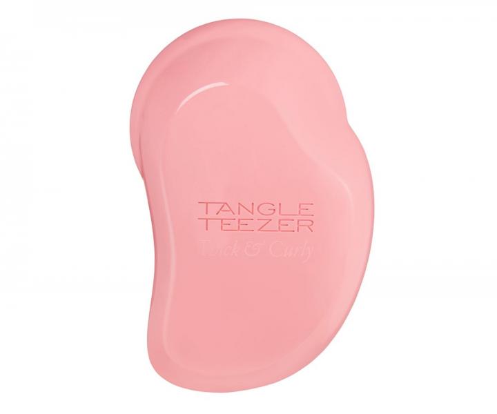 Kartáč na rozčesávání hustých a kudrnatých vlasů Tangle Teezer Original Thick and Curly Lipstick Duo - růžový