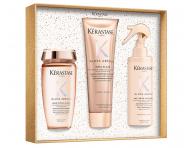 Drkov sada pro hydrataci a lesk vlas se sklonem ke krepatn Krastase Gloss Absolu