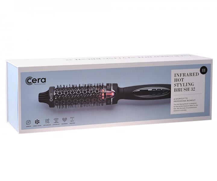 Profesionální nahřívací kulatý kartáč na vlasy Cera HotStyler IR - 32 mm