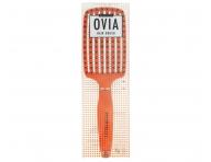 Kart�� na roz�es�v�n� a fouk�n� vlas� s kan��mi a nylonov�mi �t�tinami Sister Young Ovia Hair Brush - oran�ov�