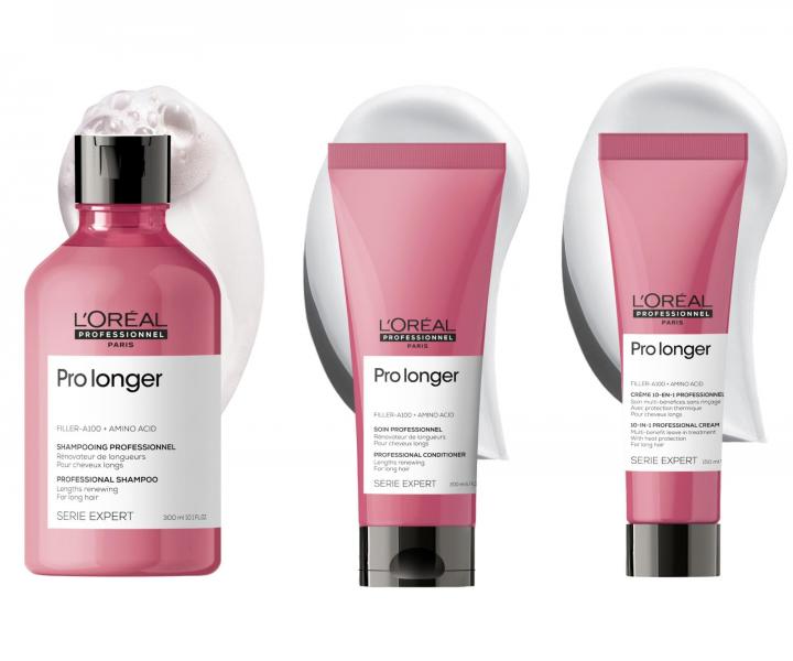 Sada pro obnovení délek Loréal Pro Longer + poukaz na službu Metal Detox ZDARMA