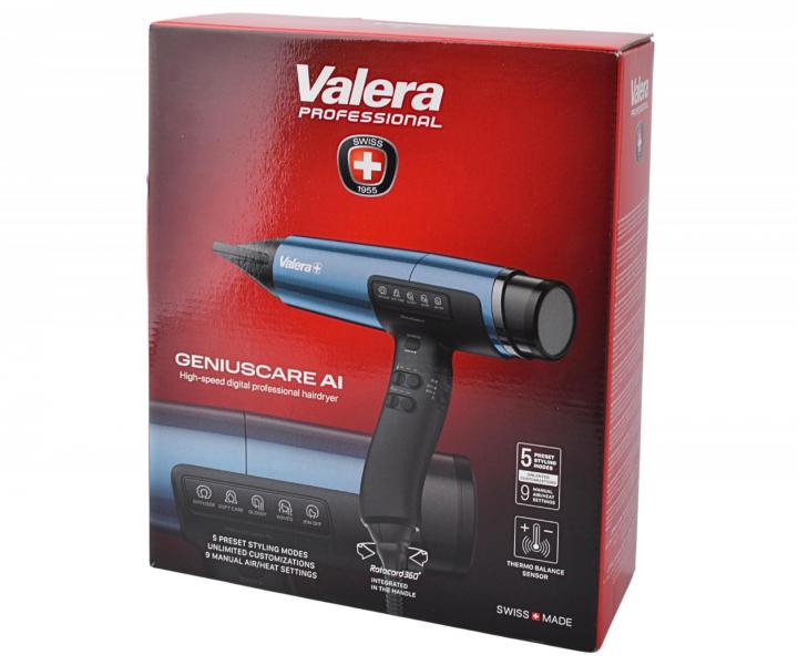 Profesionální fén na vlasy Valera Geniuscare AI 501.50 GA PB 2000 W - modrý