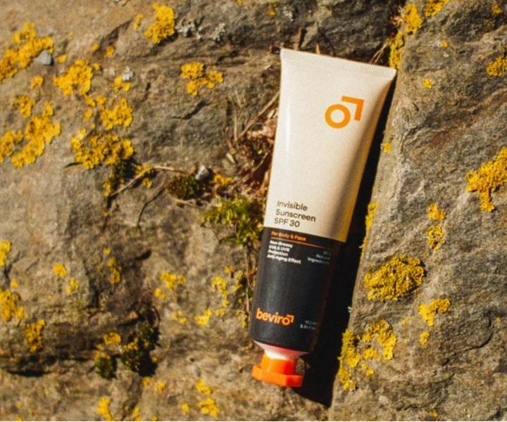 Opalovac� kr�m na t�lo a obli�ej pro mu�e Beviro Invisible Sunscreen SPF 30 - 100 ml