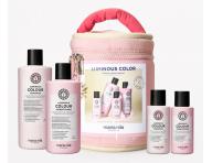 D�rkov� sada pro rozjasn�n� barven�ch vlas� Maria Nila Luminous Colour Beauty Bag + kosmetick� ta�ka zdarma