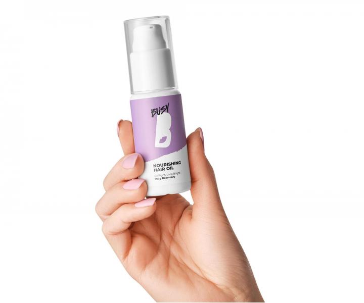 Vy�ivuj�c� olej pro such� a po�kozen� vlasy BusyB Nourishing Hair Oil Mary Rosemary - 50 ml