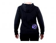 Mikina na zip s potiskem - dmsk, ern M