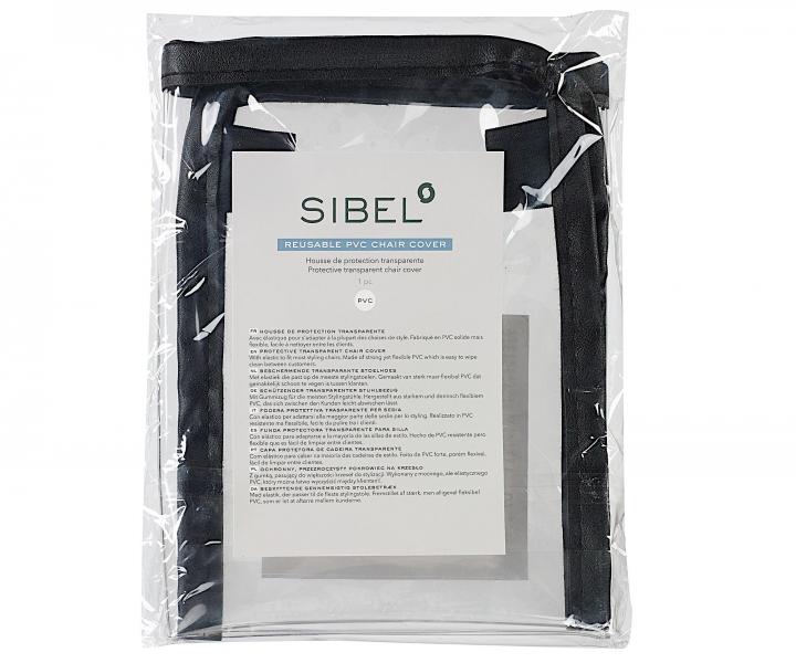 Ochrana opěrky kadeřnického křesla Sibel Reusable PVC Chair Cover - PVC, čirá