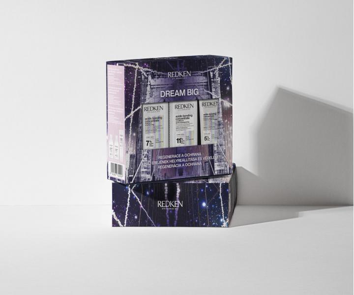 Regenerační dárková sada pro poškozené vlasy Redken Acidic Bonding Concentrate Dream Big