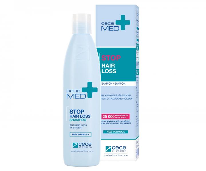 Dárková sada proti vypadávání vlasů Cece Med Stop Hair Loss + kartáč Olivia Garden zdarma