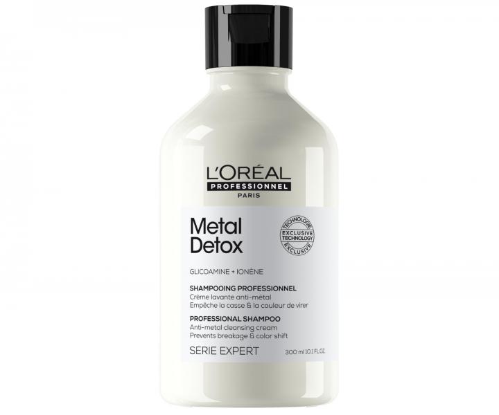 ampon pro barven a pokozen vlasy Loral Professionnel Serie Expert Metal Detox - 300 ml