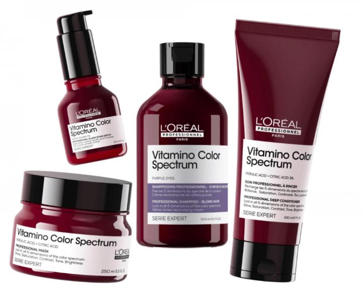 Řada pro intenzivní péči o barvené vlasy Loréal Professionnel Vitamino Color Spectrum