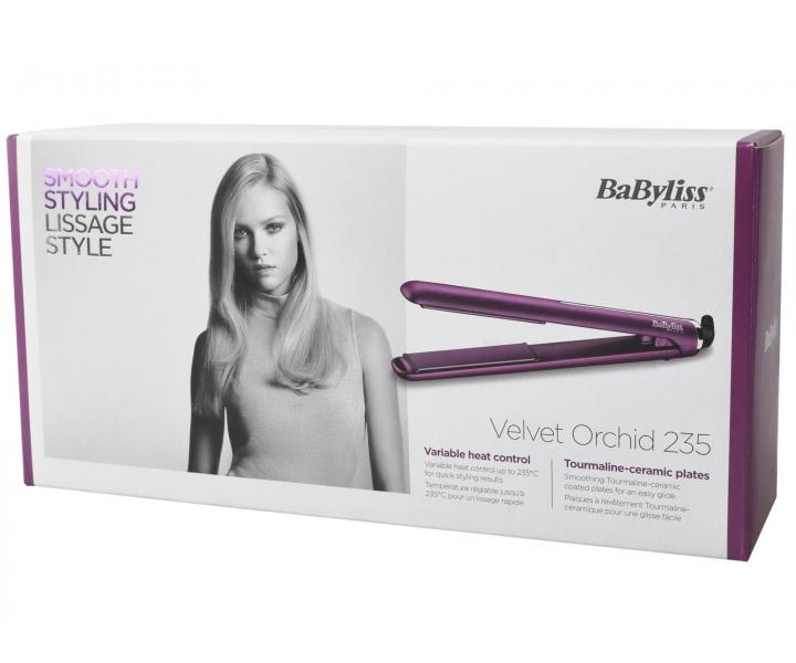 Žehlička na vlasy BaByliss Velvet Orchid 2513PE - fialová