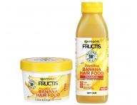 D�rkov� vy�ivuj�c� sada pro such� vlasy Garnier Fructis Banana Hair Food - �ampon + maska