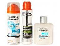 Sada pro muže Loréal Paris  - holící pěna 200 ml + antiperspirant 150 ml + voda po holení 100 ml