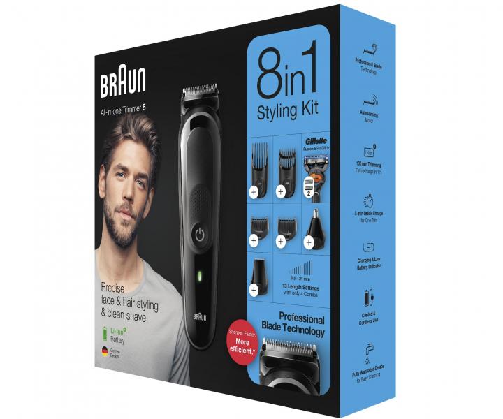 Multifunkční zastřihovač Braun MGK 5260 - černý
