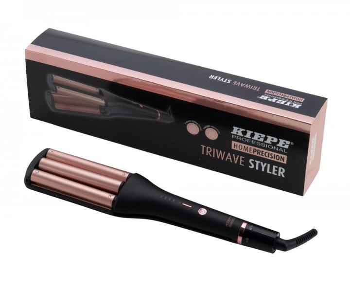 Trojkulma na vlasy Kiepe Professional Home Precision Triwave Styler - �ern�