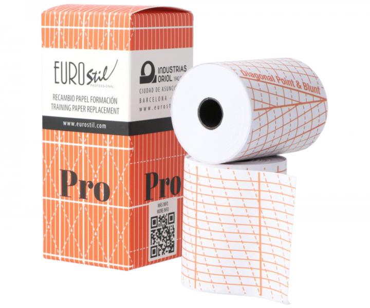 Náhradní papírová role pro nácvik technik stříhání Eurostil Profesional Pro - 2 ks