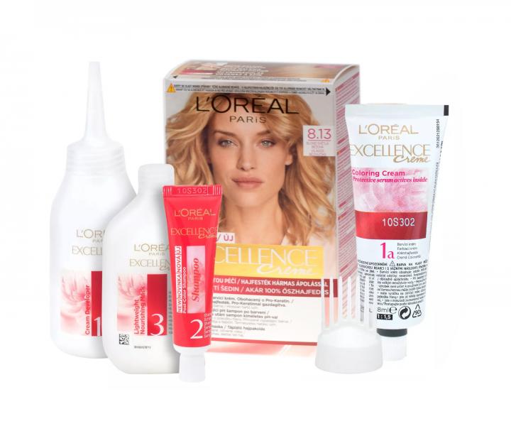 Permanentní barva Loréal Excellence Creme - 8.13 blond světlá béžová