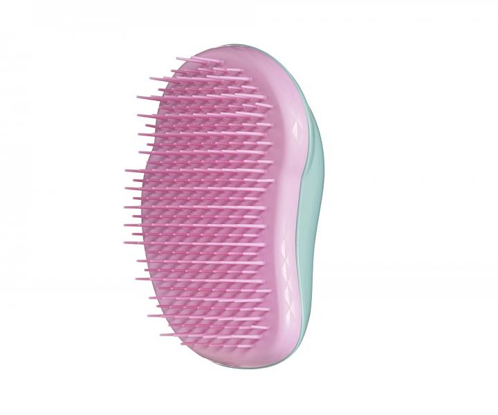Kartáč na rozčesávání vlasů Tangle Teezer Original Mini Marine Teal and Rosebud - růžovo-tyrkysový