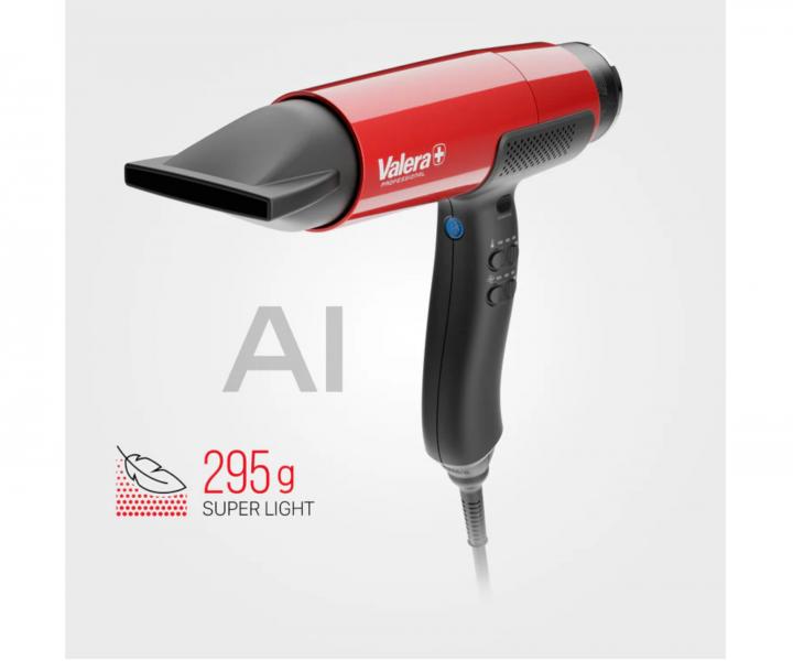 Profesionální vysokorychlostní digitální fén na vlasy Valera Professional MatriXcare AI - 2000 W, metalický červený