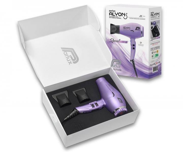 Profesionální fén na vlasy Parlux Alyon Air Ionic Tech - fialový, 2250 W