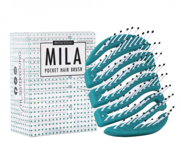 Kart�� na vlasy Sister Young Mila Pocket Hair Brush