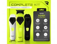 Profesion�ln� konturovac� strojek na vlasy s v�m�nn�mi kryty Rovra Supercut Professional Trimmer RT-89 - zelen�/b�l�/�ern�