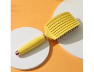Kart�� na roz�es�v�n� a fouk�n� vlas� s kan��mi a nylonov�mi �t�tinami Sister Young Ovia Hair Brush - �lut�