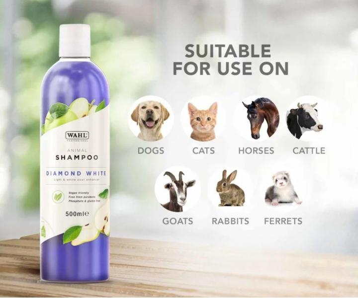 Rozjas�uj�c� �ampon pro sv�tlou zv��ec� srst Wahl Professional Animal Shampoo Diamond White - 500 ml, koncentr�t