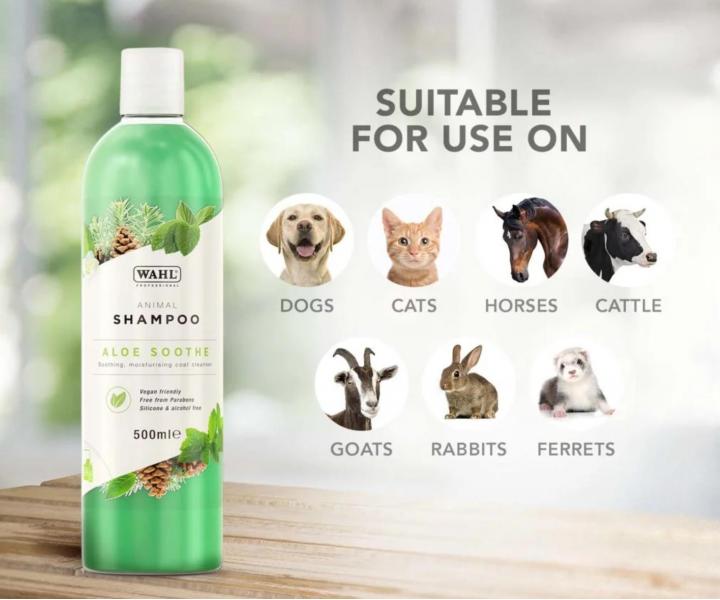 Zklid�uj�c� �ampon pro citlivou zv��ec� poko�ku Wahl Professional Animal Shampoo Aloe Soothe - 500 ml, koncentr�t