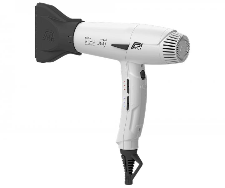 Profesionální fén na vlasy s difuzérem Parlux Elysium Matt White - 2300 W, matný bílý