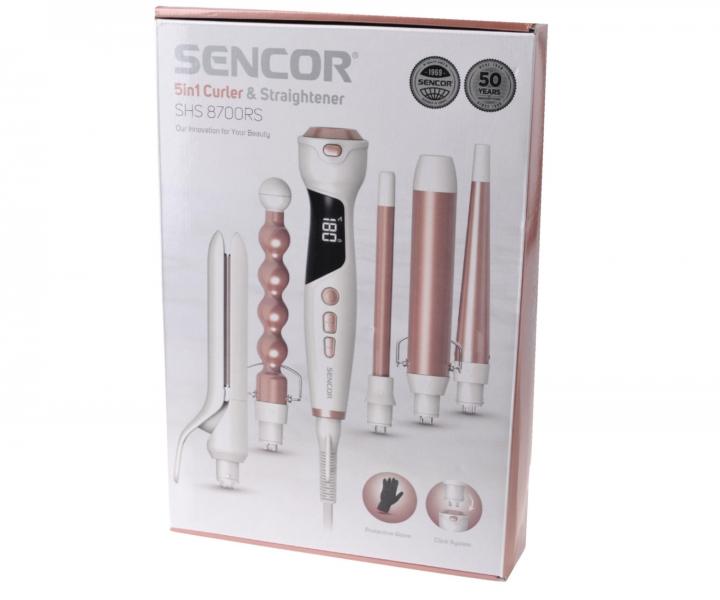 Multifunk�n� kulma na vlasy Sencor 5in1 Curler & Straightener SHS 8700RS - b�l�